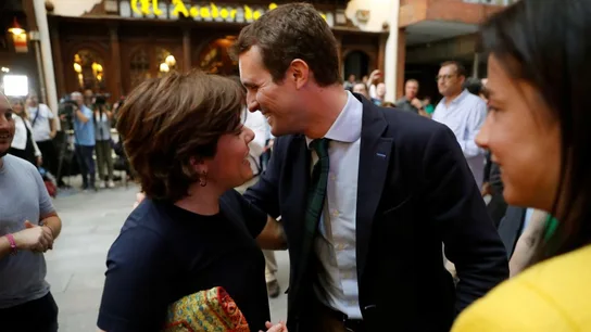 laSexta Noticias Fin de Semana (14-07-18) Arranca la cuenta atrás para el Congreso del PP: Sáenz de Santamaría y Casado afrontan la etapa decisiva para sumar los votos ganadores laSexta Noticias Fin de Semana (14-07-18) Arranca la cuenta atrás para el Congreso del PP: Sáenz de Santamaría y Casado afrontan la etapa decisiva para sumar los votos ganadores