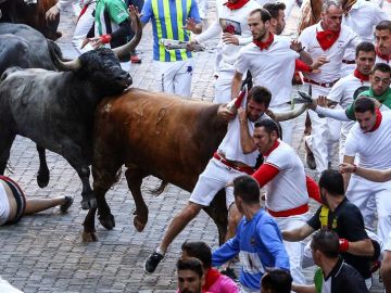 Octavo y último encierro de los Sanfermines 2018 Octavo y último encierro de los Sanfermines 2018