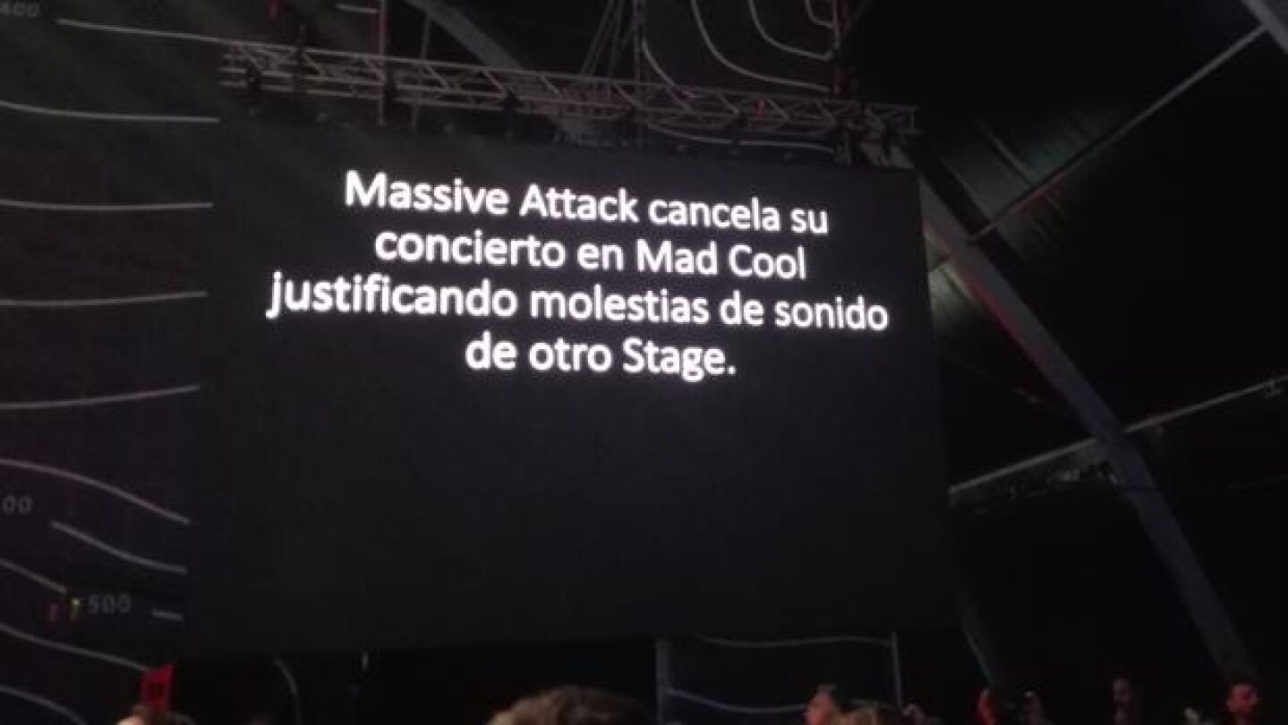 Aviso del 'Mad Cool' sobre la cancelaci&oacute;n de Massive Attack