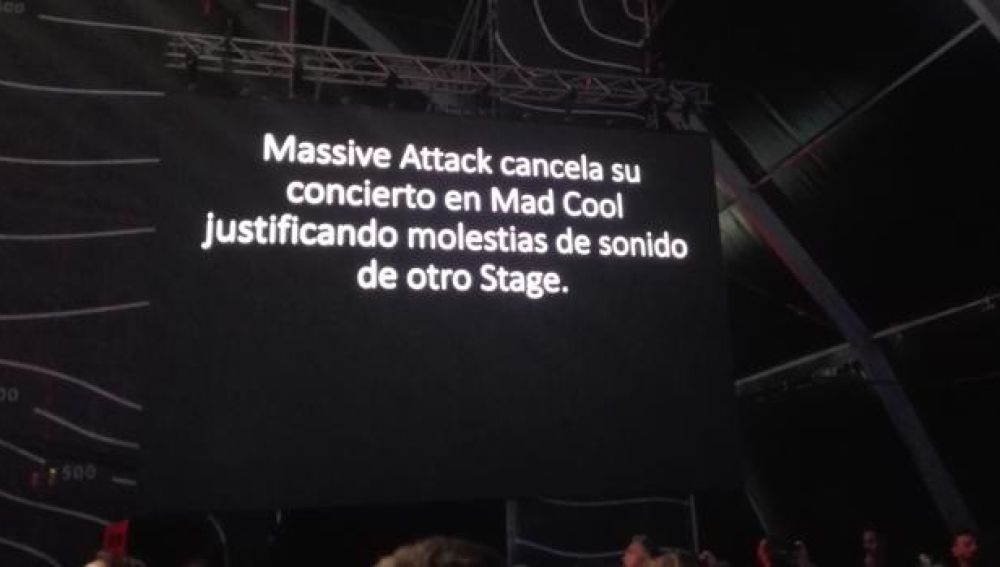 Aviso del 'Mad Cool' sobre la cancelación de Massive Attack