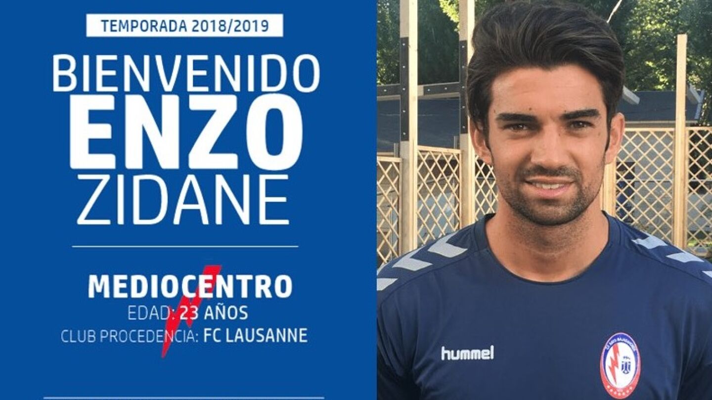 Enzo Zidane, nueva incorporaci&oacute;n del Rayo Majadahonda