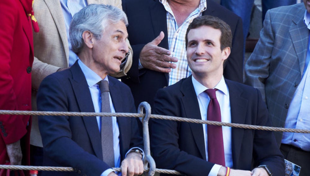 Pablo Casado con Adolfo Suárez Illana