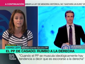 Andrea Levy en Más Vale Tarde. Andrea Levy en Más Vale Tarde.