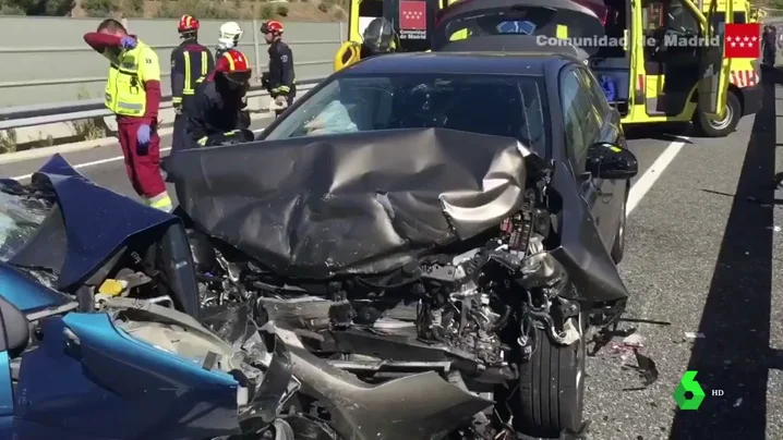 Imagen de un accidente de tráfico