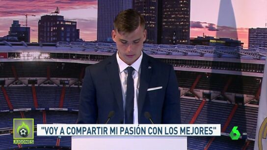 Andriy Lunin: "El Real Madrid siempre quiere m&aacute;s y con esto me identifico"