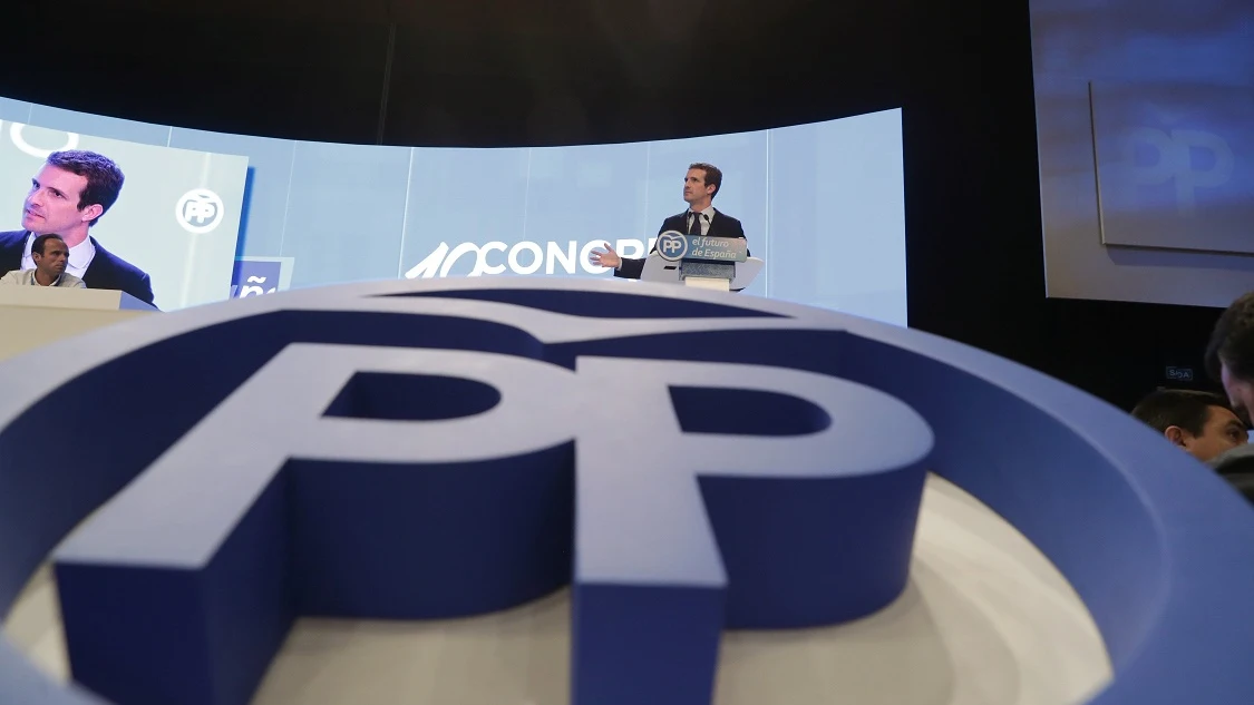 Pablo Casado en el Congreso Extraordinario del PP