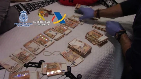 Imagen de la operación contra el narcotráfico Imagen de la operación contra el narcotráfico