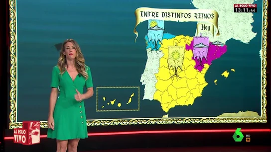 El tiempo divide a España en tres: el reino de las tormentas, el del sol y el de las nubes El tiempo divide a España en tres: el reino de las tormentas, el del sol y el de las nubes