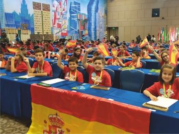 Niños españoles en el campeonato del mundo de cálculo mental en Rusia Niños españoles en el campeonato del mundo de cálculo mental en Rusia