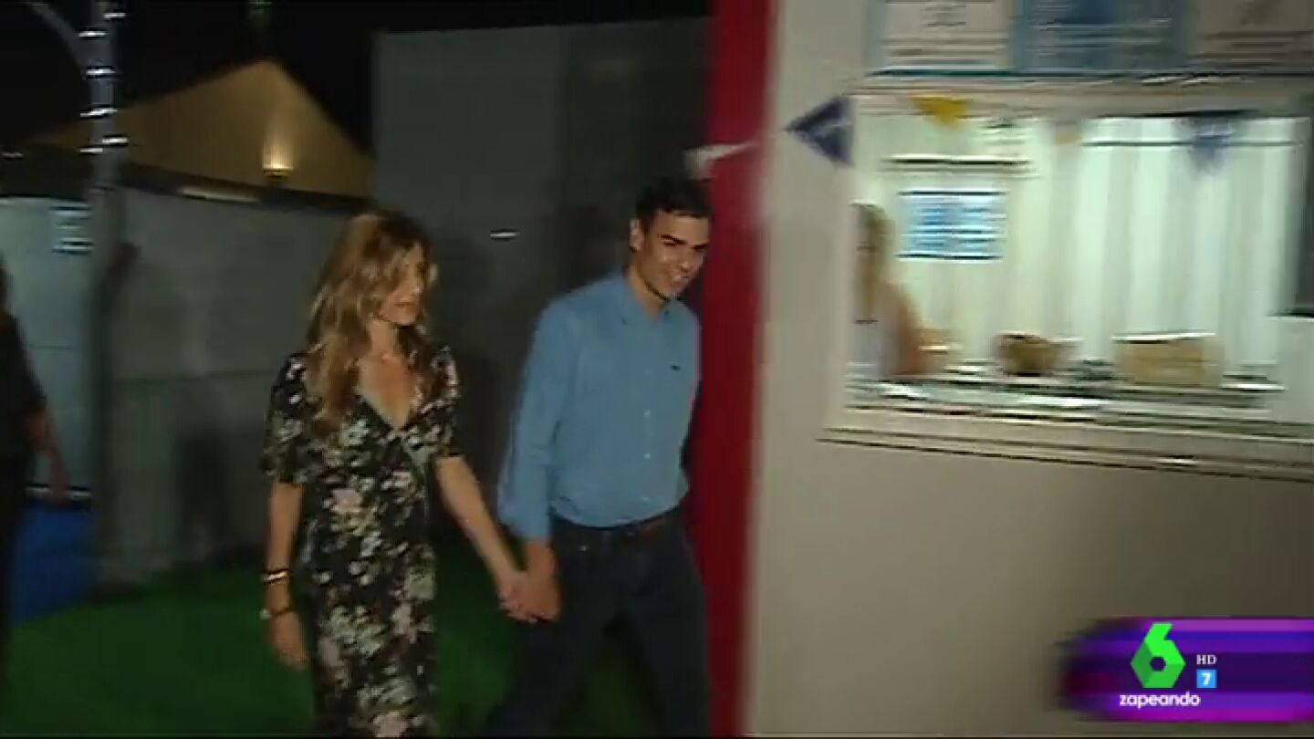 Pedro S&aacute;nchez en un concierto de The Killers