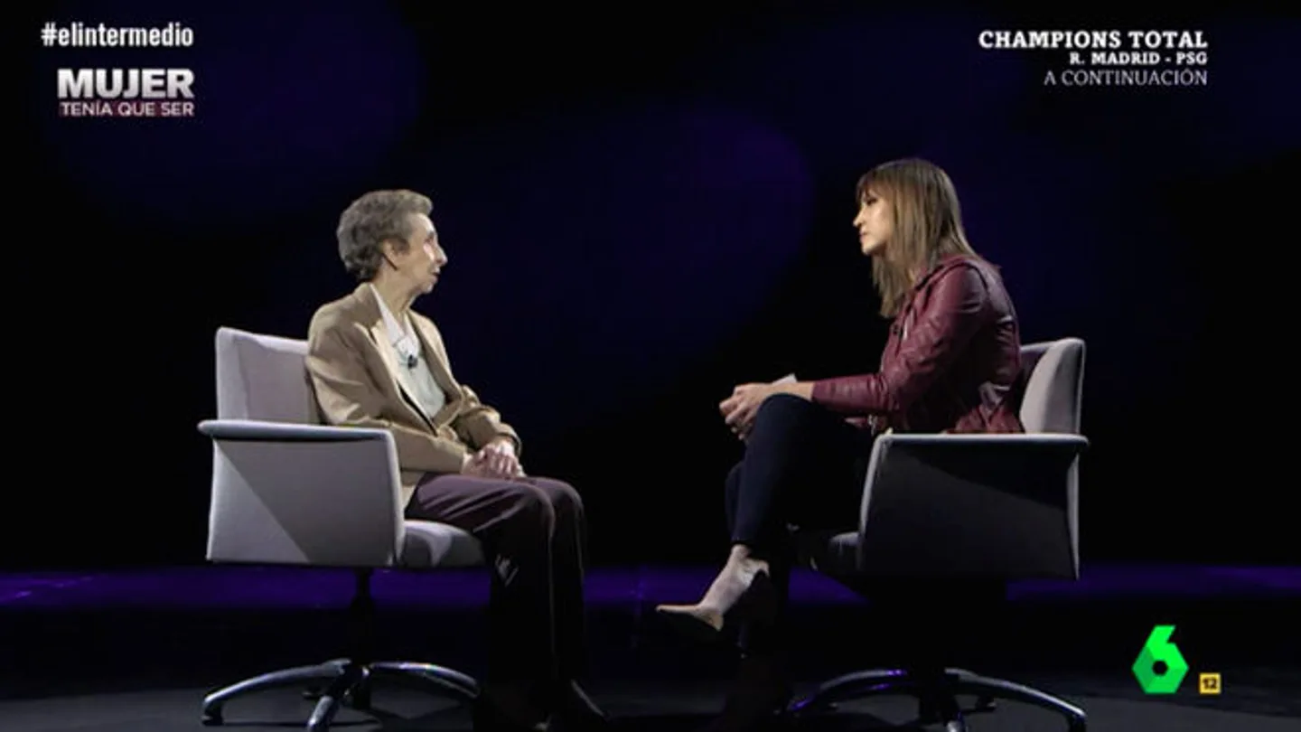 Margarita Salas con Sandra Sabatés en Mujer tenía que ser Margarita Salas con Sandra Sabatés en Mujer tenía que ser