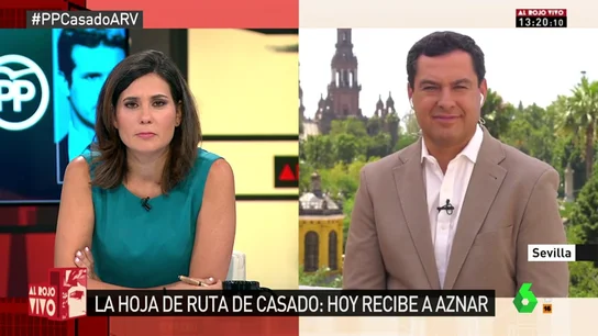 El presidente del PP en Andalucía, Juan Manuel Moreno El presidente del PP en Andalucía, Juan Manuel Moreno