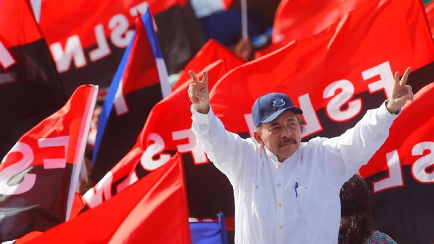 El presidente de Nicaragua, Daniel Ortega