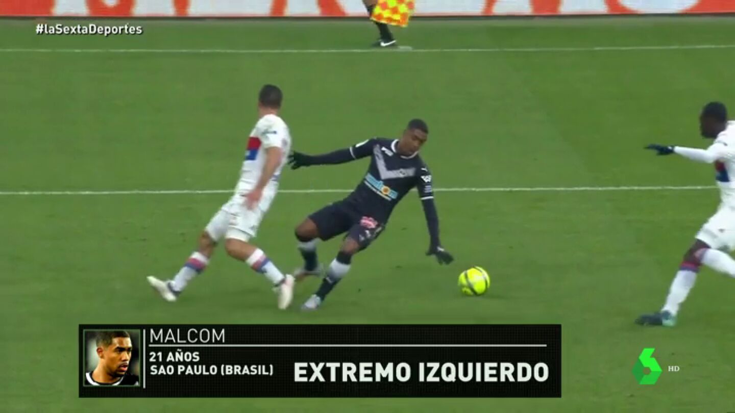 Extremo zurdo, r&aacute;pido y con un gran disparo: As&iacute; es Malcom, el nuevo fichaje del Barcelona