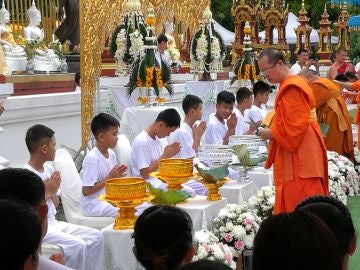 Los niños rescatados de Tailandia Los niños rescatados de Tailandia