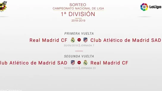Fecha del derbi mafdrileño Fecha del derbi mafdrileño