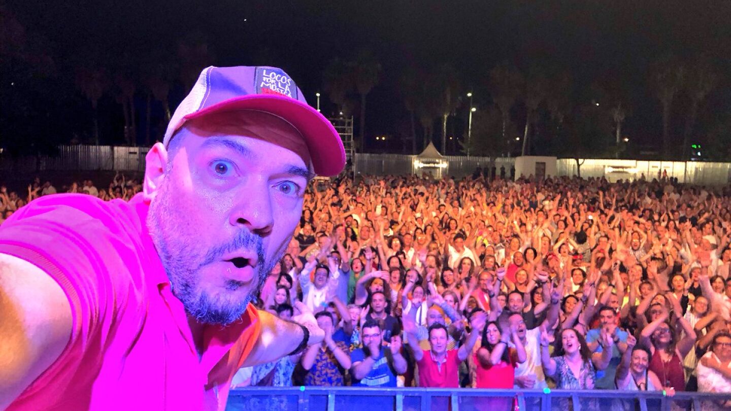 DJ Pulpo en una de sus actuaciones.