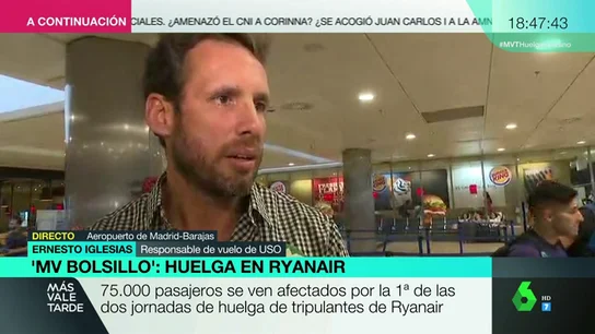 Ernesto Iglesias, responsable de vuelo de USO Ernesto Iglesias, responsable de vuelo de USO