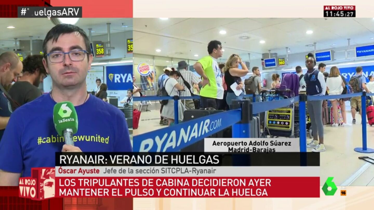Tripulante de cabina de Ryanair, &Oacute;scar Ayuste