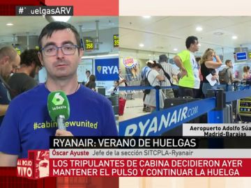 Tripulante de cabina de Ryanair, Óscar Ayuste Tripulante de cabina de Ryanair, Óscar Ayuste