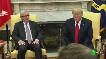 Reunión entre Juncker y Trump