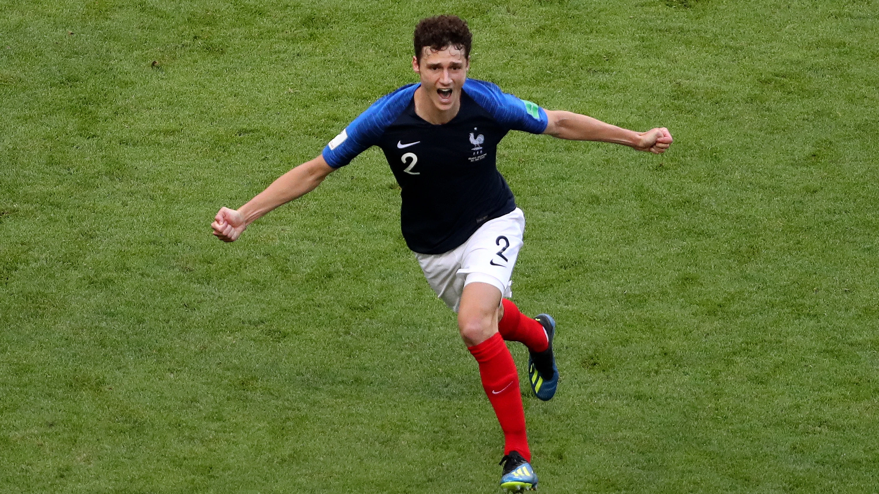 Pavard celebrando su gol ante Argentina