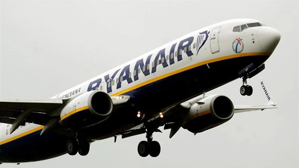 Avión de Ryanair