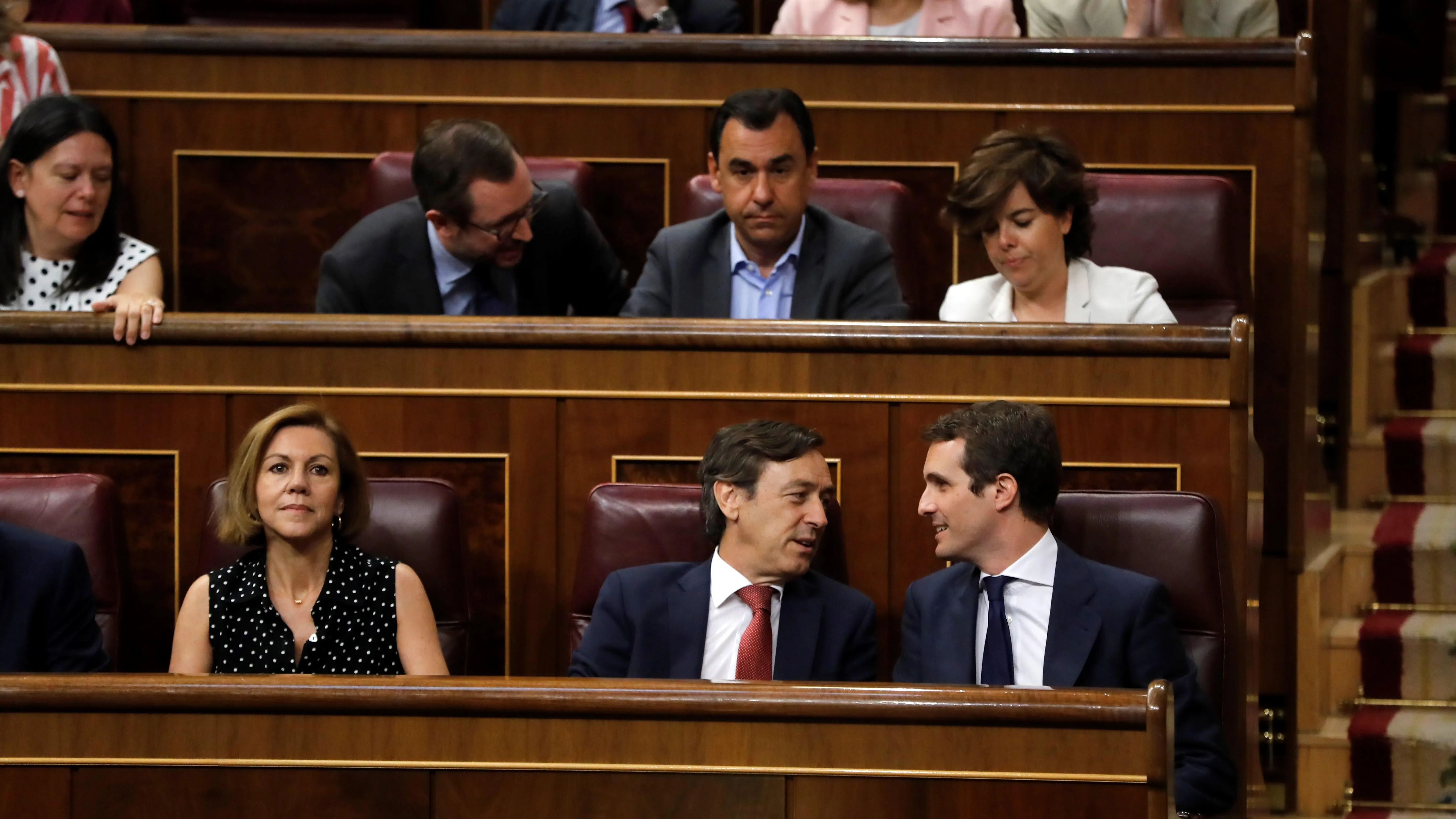 Pablo Casado toma posesión de su escaño