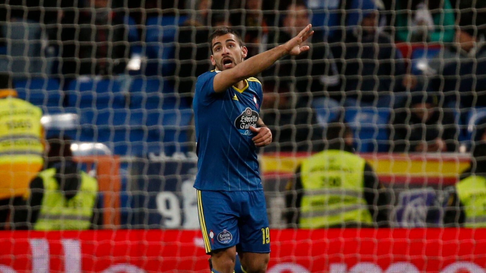 Jonny Castro durante un partido con el Celta