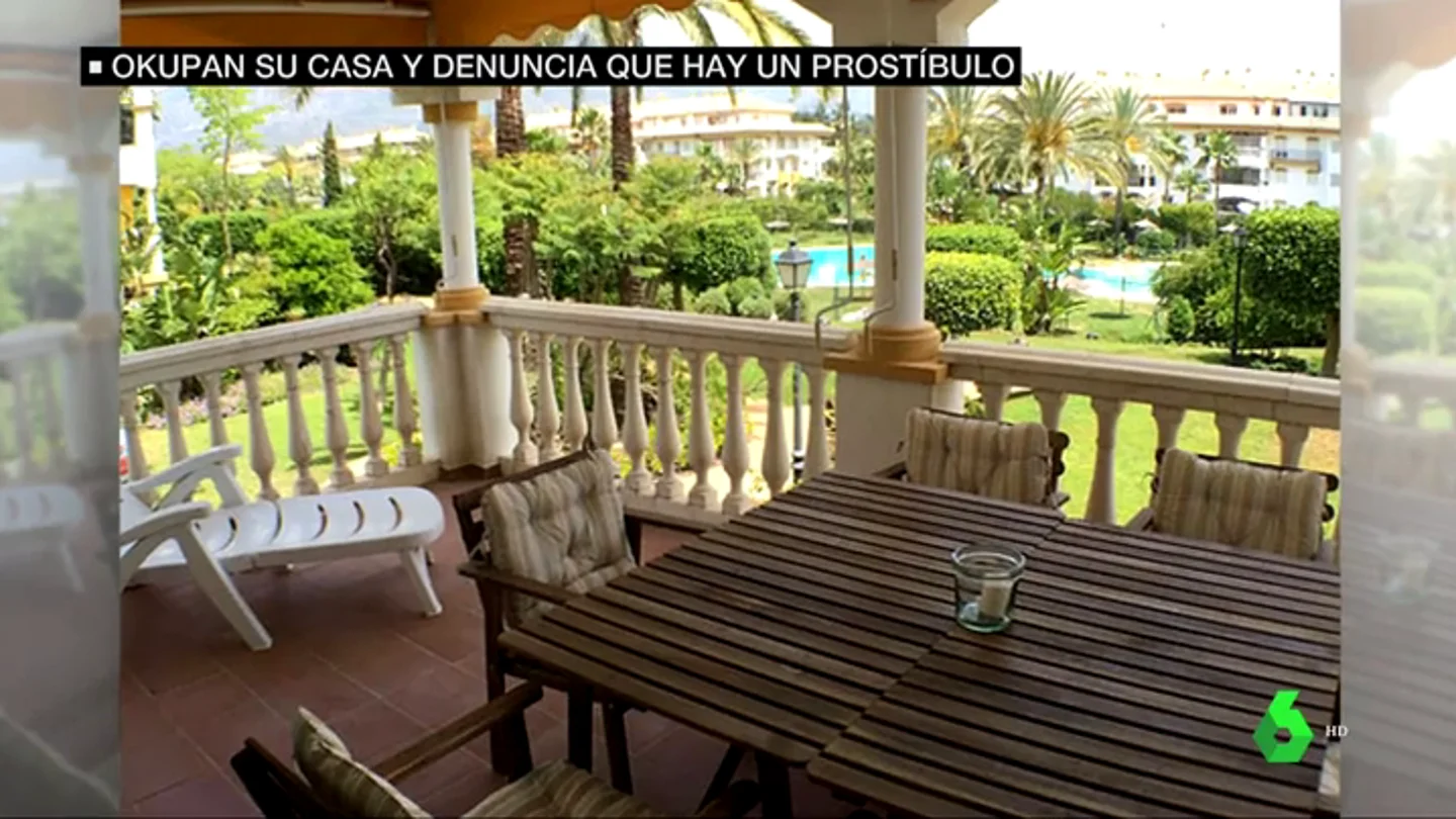 Imagen de la casa okupada. Imagen de la casa okupada.