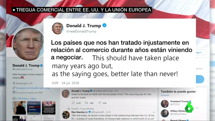 Tweet de Trump. Tweet de Trump.