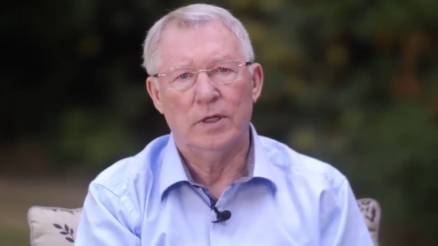 Sir &Aacute;lex Ferguson, en un v&iacute;deo publicado por el United