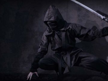 Imagen de archivo de un ninja Imagen de archivo de un ninja