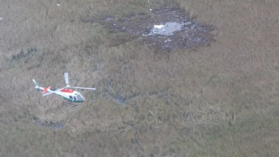 Restos de la avioneta en la que viajaba el ministro de Agricultura y Ganadería de Paraguay, Luis Gneiting. Restos de la avioneta en la que viajaba el ministro de Agricultura y Ganadería de Paraguay, Luis Gneiting.