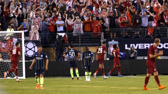 Salah celebra su gol ante el City Salah celebra su gol ante el City