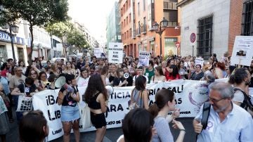 Manifestación en apoyo a Juana Rivas