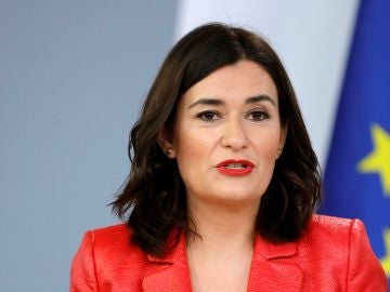 La ministra de Sanidad, Carmen Montón , durante la rueda de prensa posterior al Consejo de Ministros en el Palacio de La Moncloa. La ministra de Sanidad, Carmen Montón , durante la rueda de prensa posterior al Consejo de Ministros en el Palacio de La Moncloa.