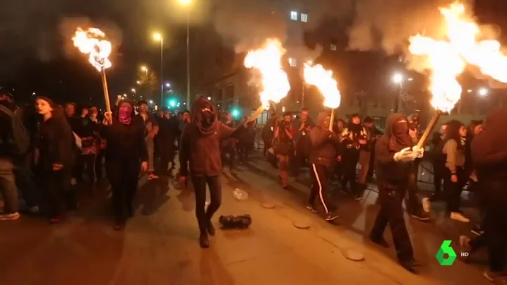 Manifestación a favor del aborto en Chile