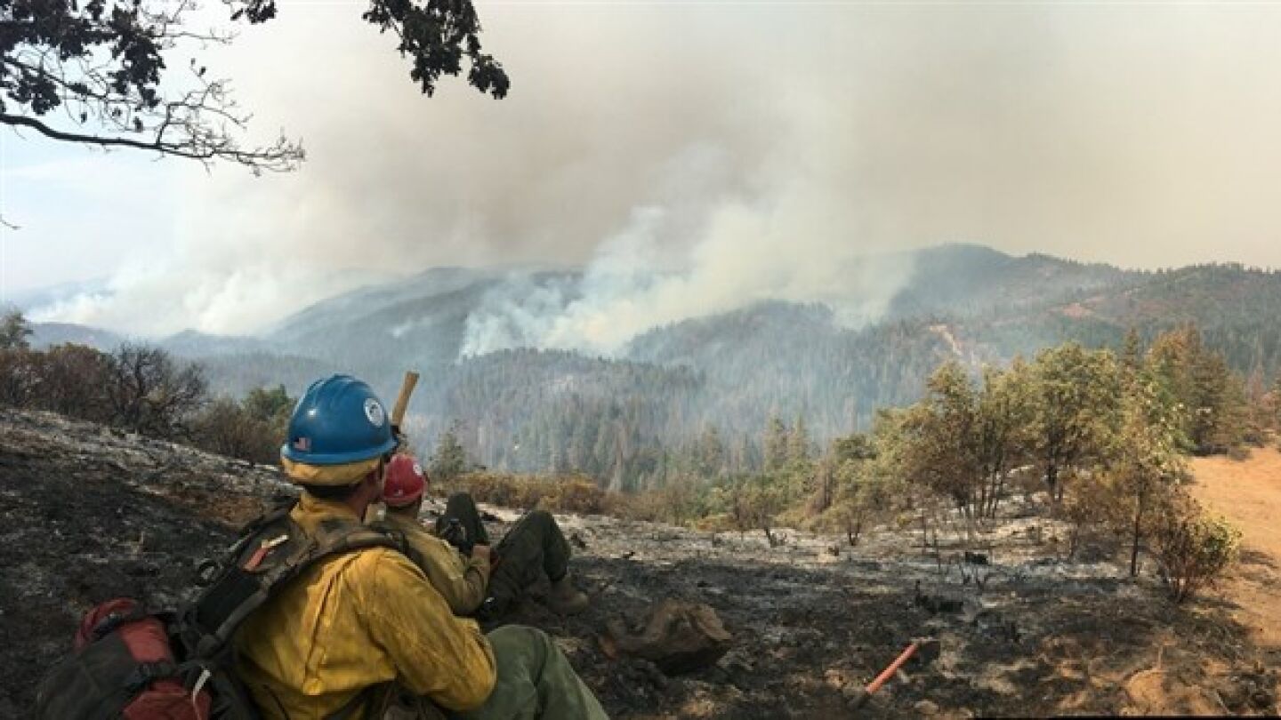 En la imagen uno de los &uacute;ltimos incendios en California