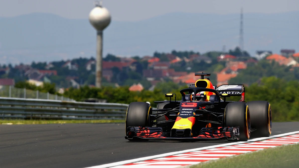 Daniel Ricciardo, en su Red Bull