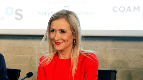 En la imagen la expresidenta madrileña Cristina Cifuentes En la imagen a expresidenta madrileña Cristina Cifuentes