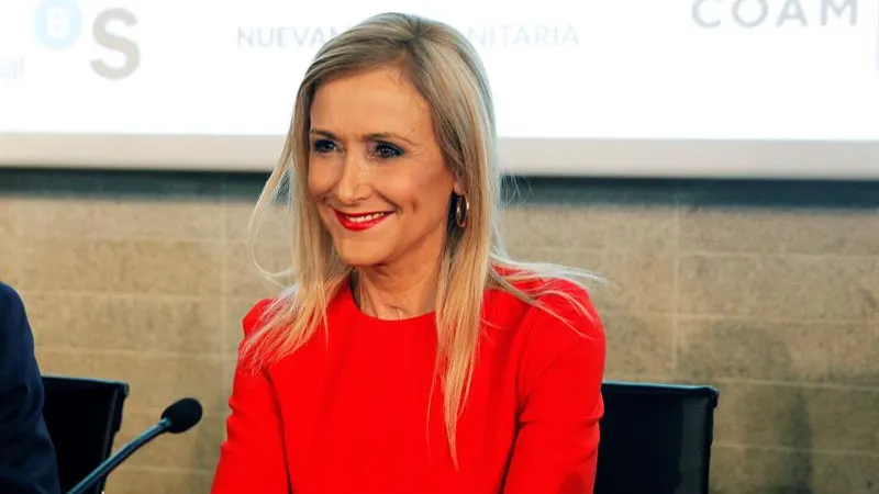 En la imagen a expresidenta madrileña Cristina Cifuentes