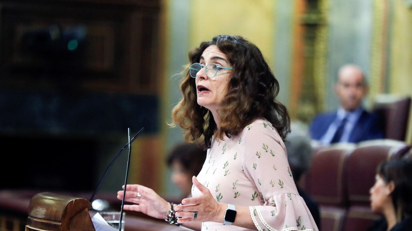 La ministra de Hacienda Mar&iacute;a Jes&uacute;s Montero