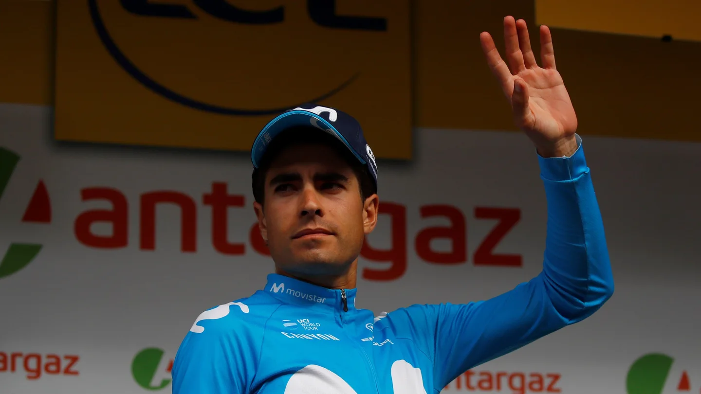 Mikel Landa del equipo Movistar Mikel Landa del equipo Movistar