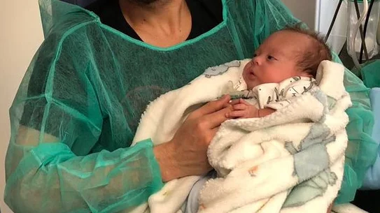 David Silva y su hijo Mateo