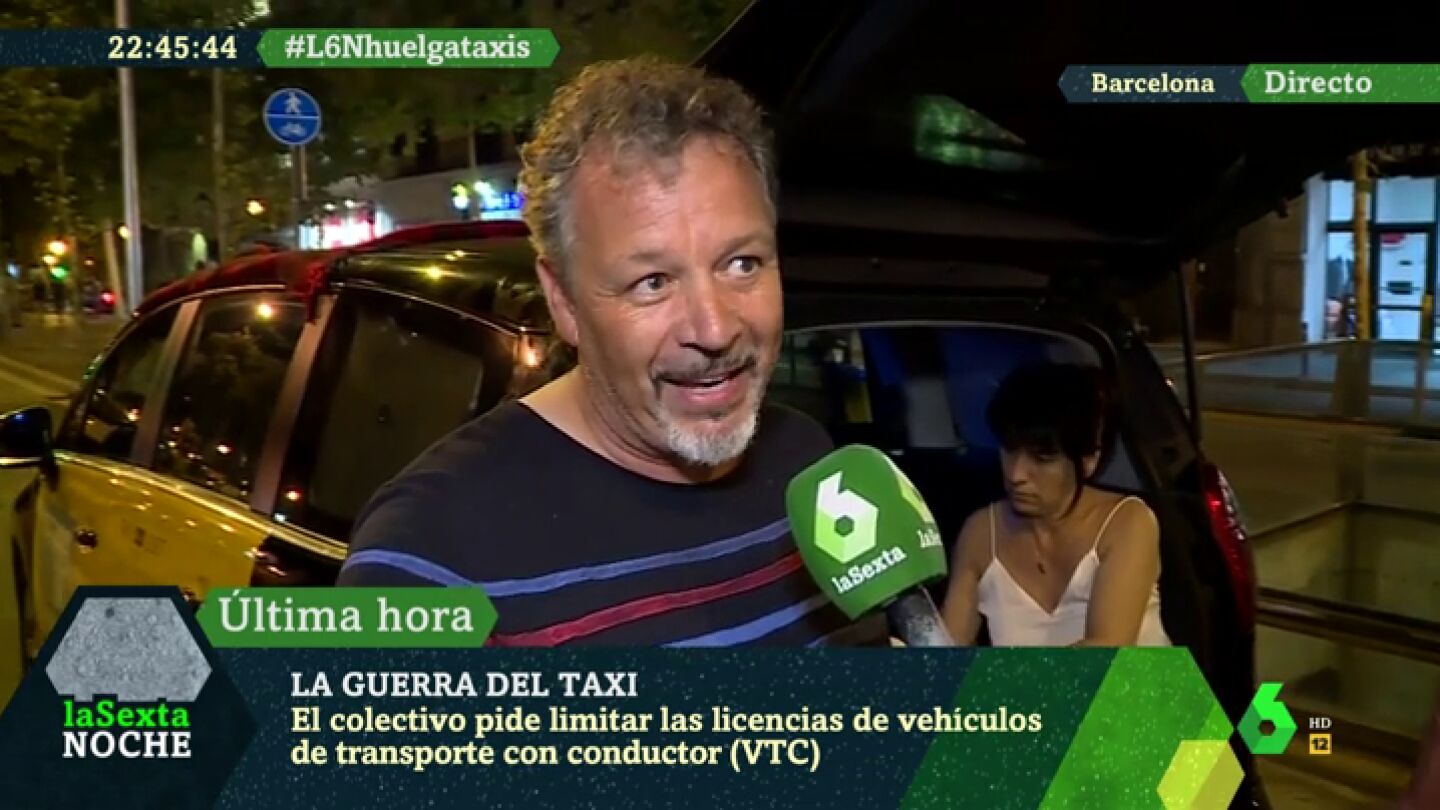 As&iacute; pasar&aacute;n la noche los taxistas en huelga: "Cada uno dormir&aacute; en su asiento y alguno en el suelo"
