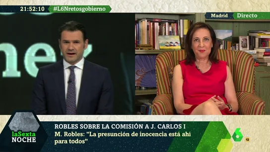 Margarita Robles, sobre la condena a Juana Rivas: "Los jueces se tienen que limitar a argumentar, no a descalificar" Margarita Robles, sobre la condena a Juana Rivas: "Los jueces se tienen que limitar a argumentar, no a descalificar"