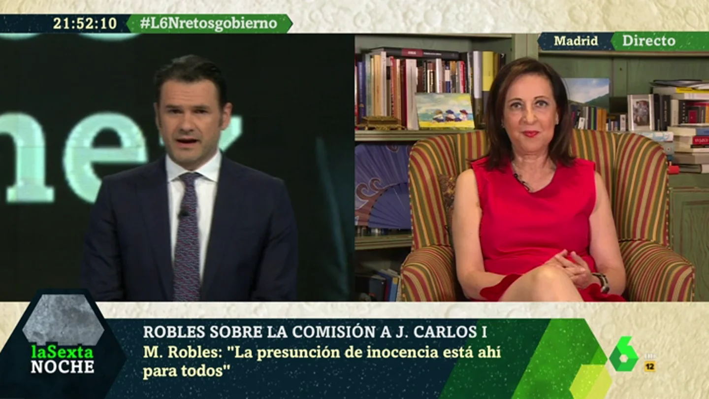 Margarita Robles, sobre la condena a Juana Rivas: "Los jueces se tienen que limitar a argumentar, no a descalificar" Margarita Robles, sobre la condena a Juana Rivas: "Los jueces se tienen que limitar a argumentar, no a descalificar"