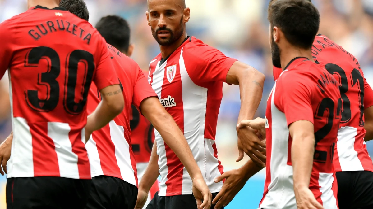 Mikel Rico, con el Athletic