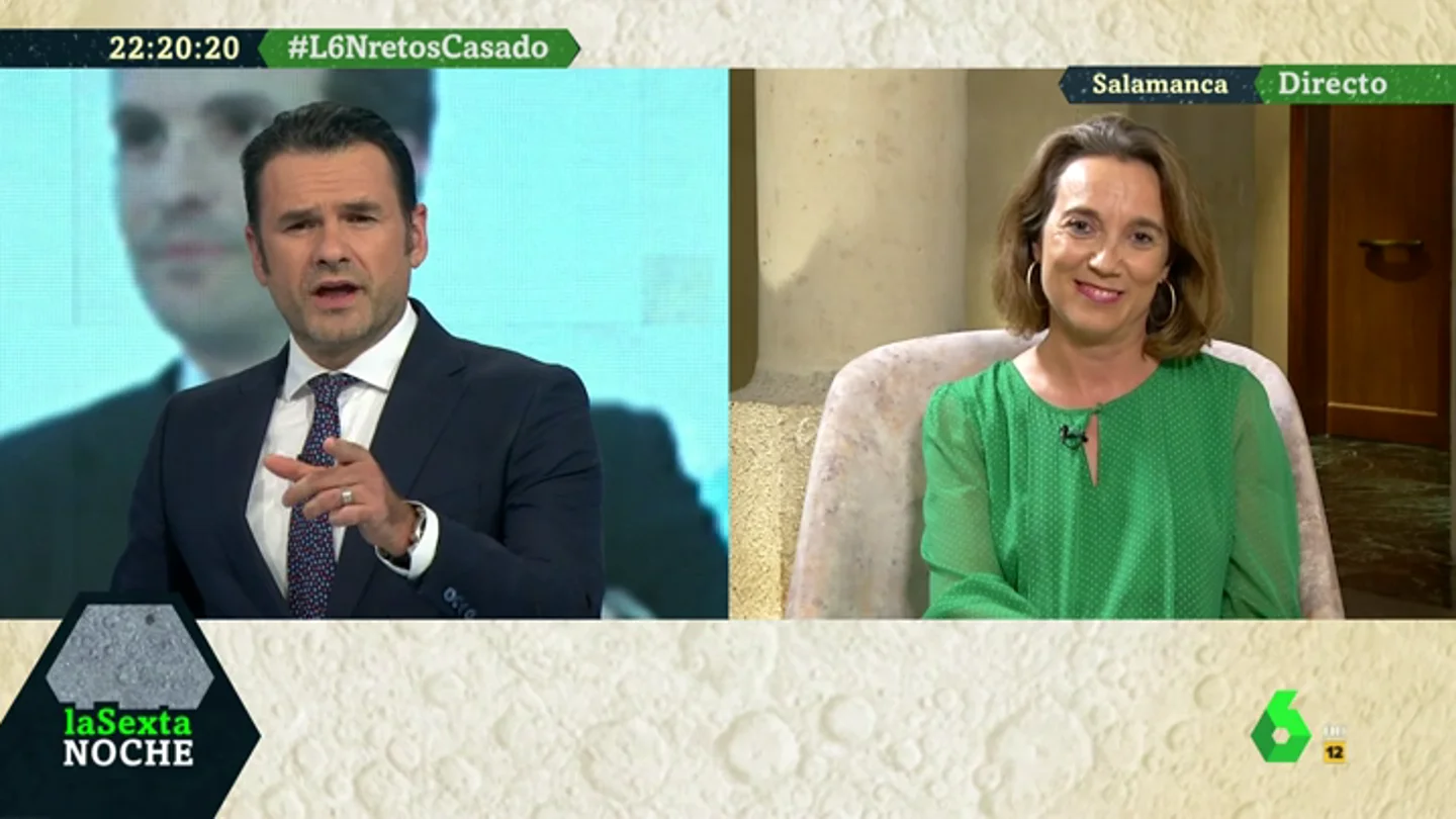 Cuca Gamarra: "La moción de censura del PSOE se hizo con cualquier tipo de apoyos, pero tiene una debilidad extrema" Cuca Gamarra: "La moción de censura del PSOE se hizo con cualquier tipo de apoyos, pero tiene una debilidad extrema"